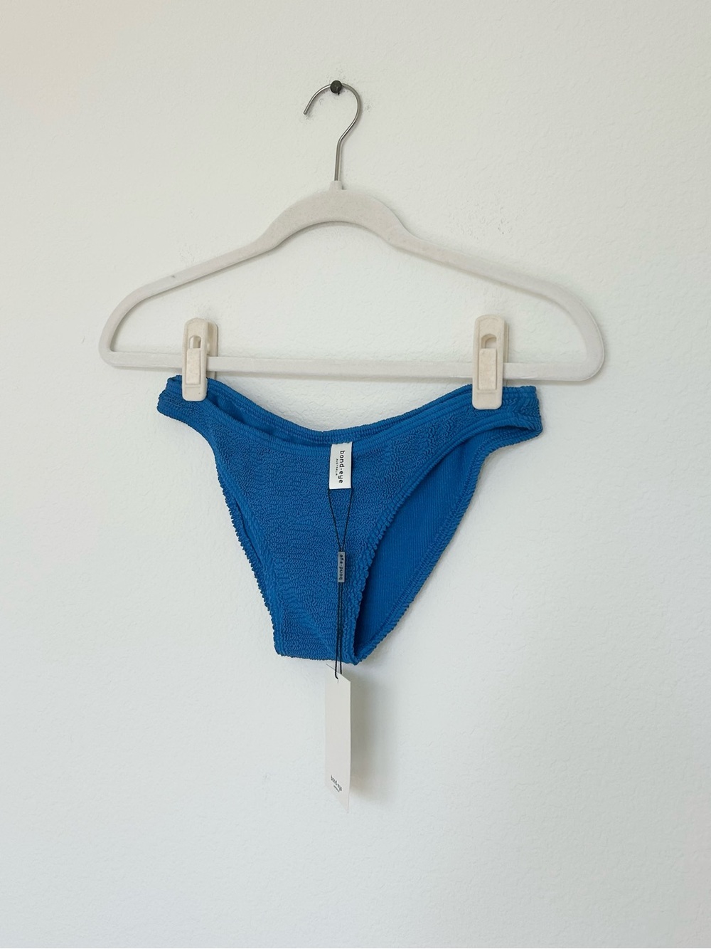 NWT Bond-Eye Blake Bandeau & Sign Brief Bikini Set in Cobalt - Picture 2 of 10